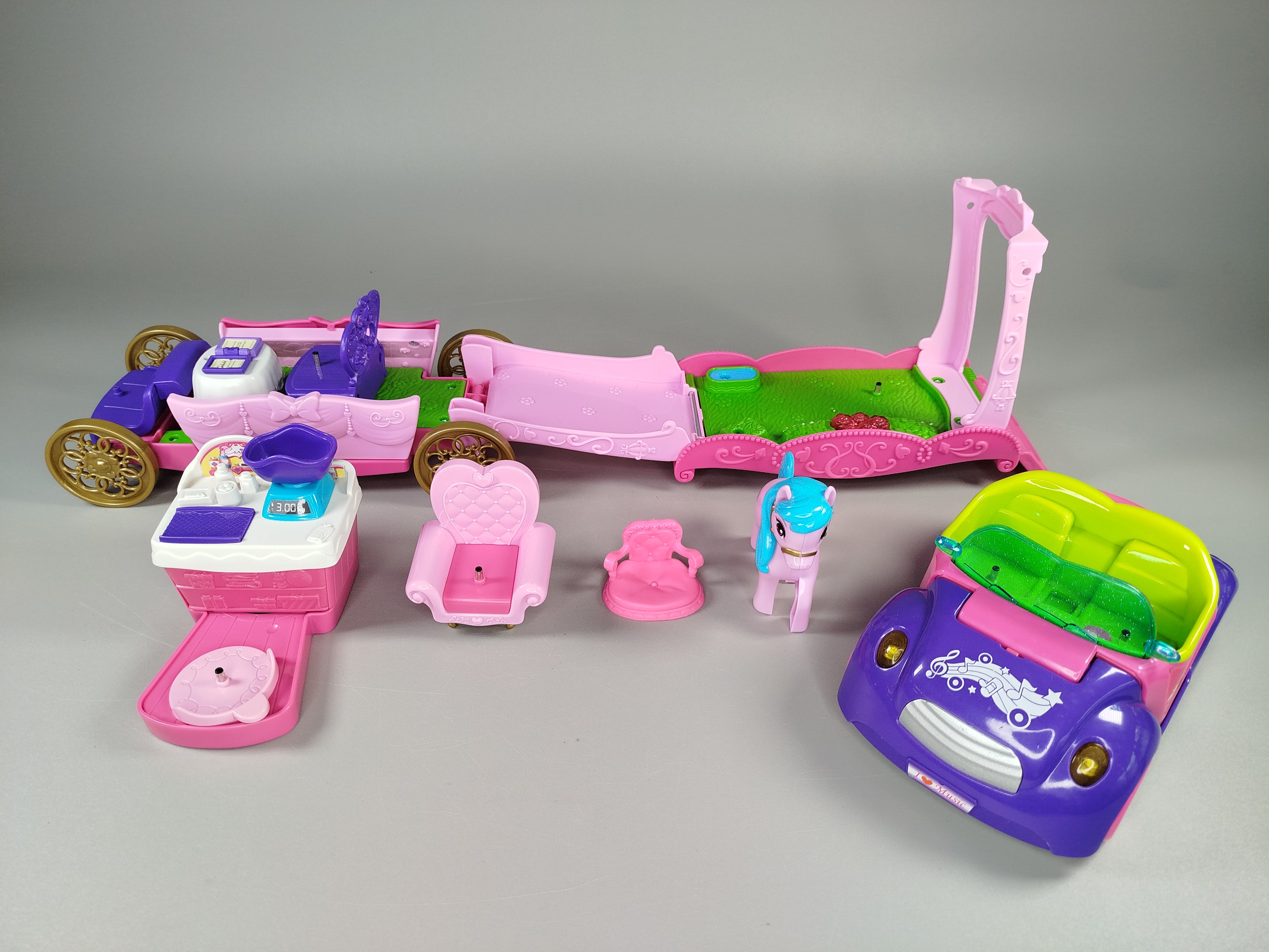 Spielebundle - Vtech Flipsies Jazz Cabrio und Grace's Garden & Carriage